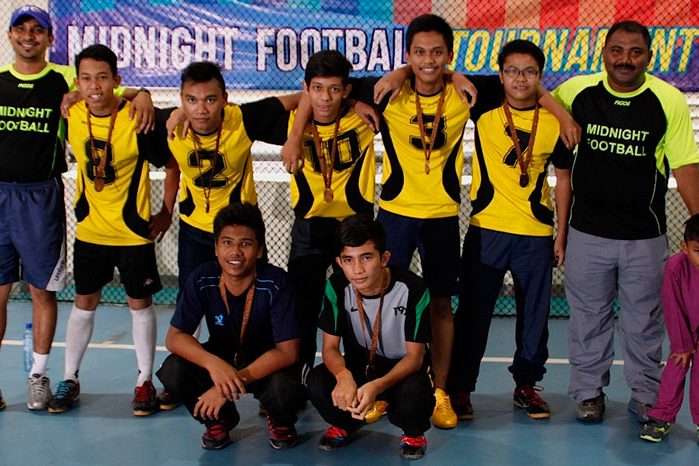 futsal midnight foolball
