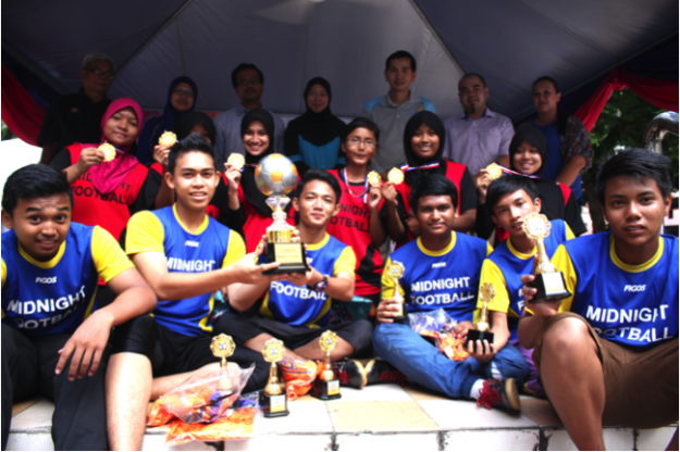 8 Midnight football participants