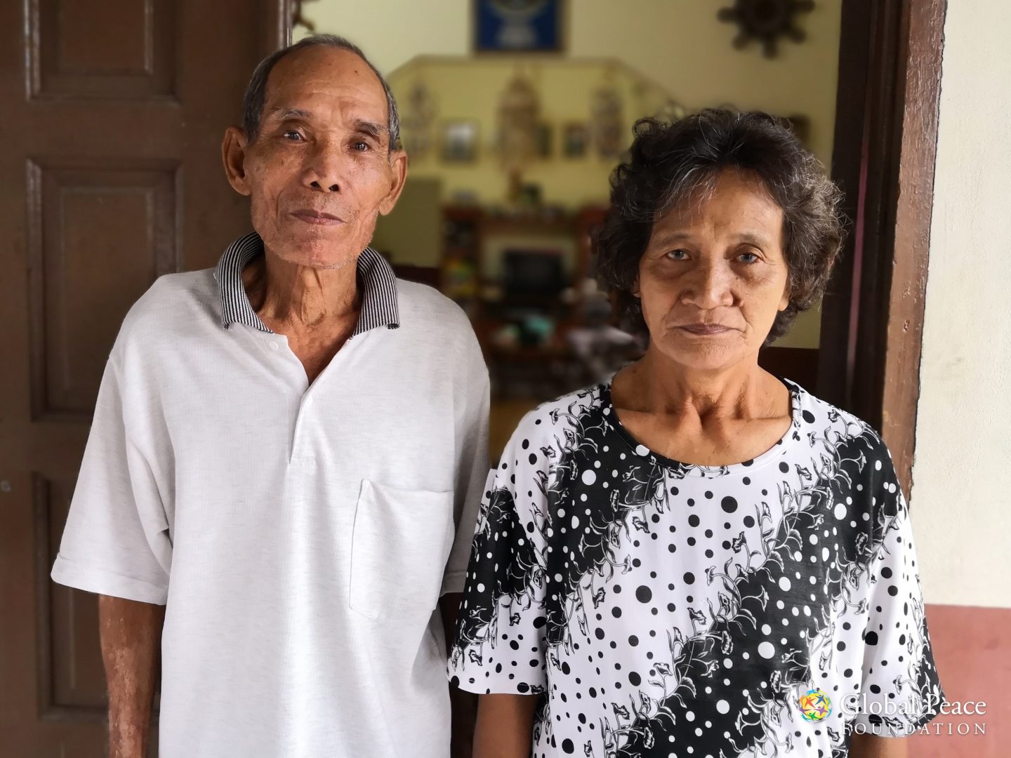 Tagong and his wife, Remi.