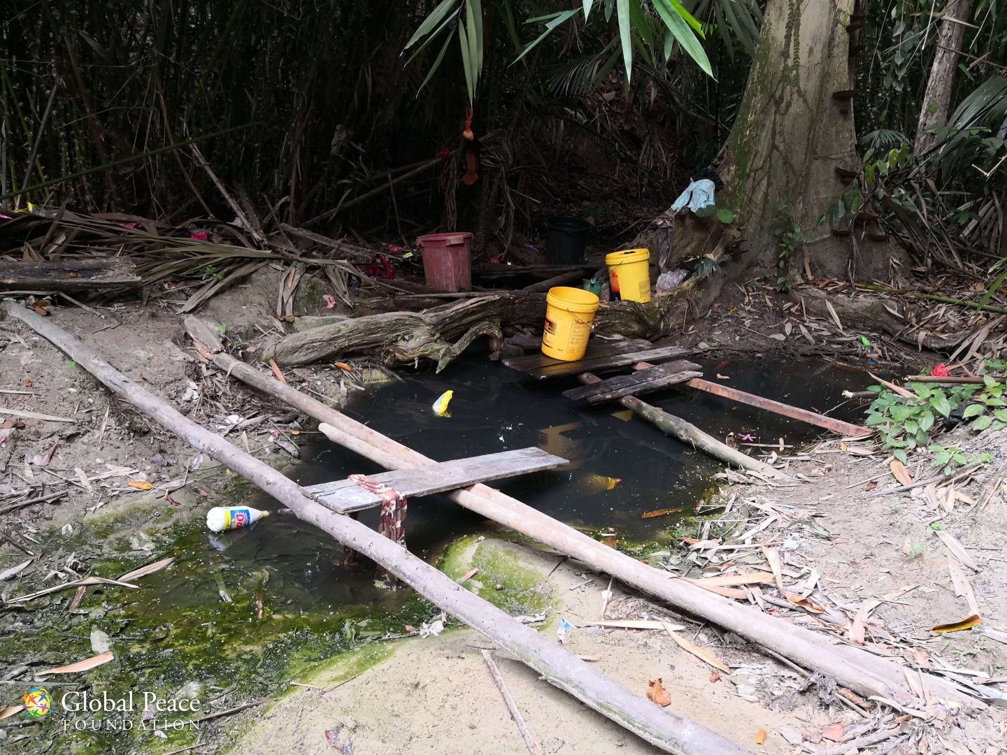 Water source in orang asli village